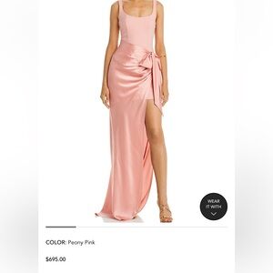 Cinq a sept peony pink dress never worn